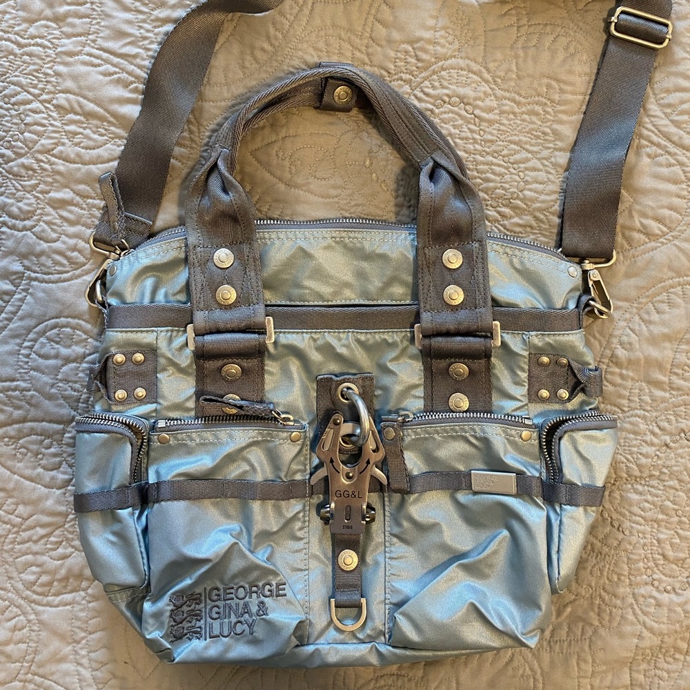 George Gina Lucy crossbody Tote Bag light Blue